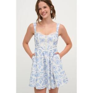 For Love & Lemons S Maisie Mini Dress